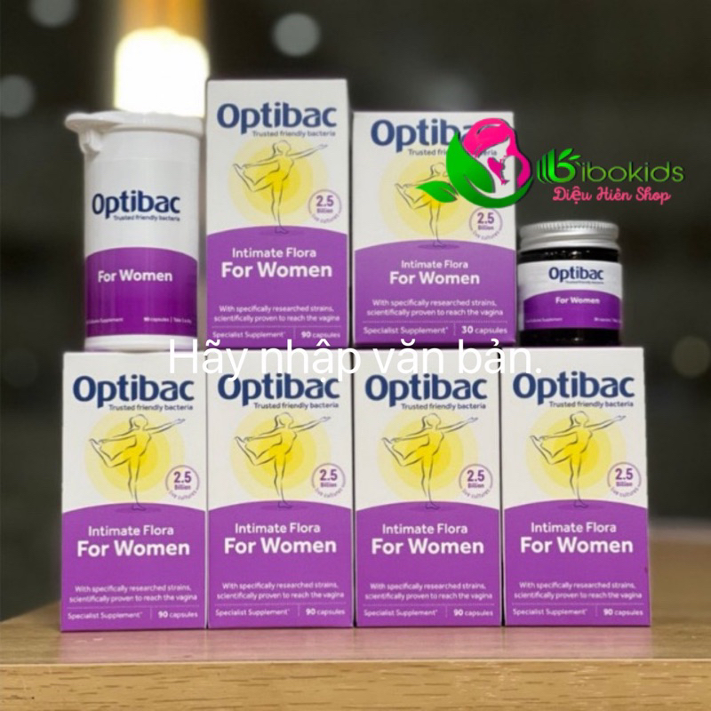(Mẫu mới)Men optibac tím UK