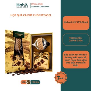  Cà phê chồn Hương Mai Cafe Weasel Coffee Gift Box hương thơm đậm đà 250gr 