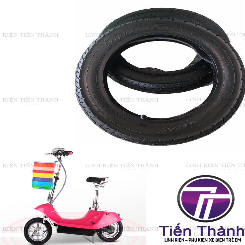 Vỏ Và Ruột Xe Điện Escooter 12inch Mã 12 1/2 x 2 1/4
