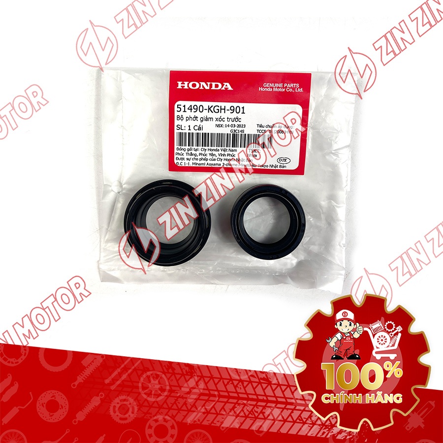 Bộ Phớt, Phốt Phuộc Trước Future 125 Fi Led 2018 - 2024+, Future 125 2012 - 2017 51490-KGH-901 Chính