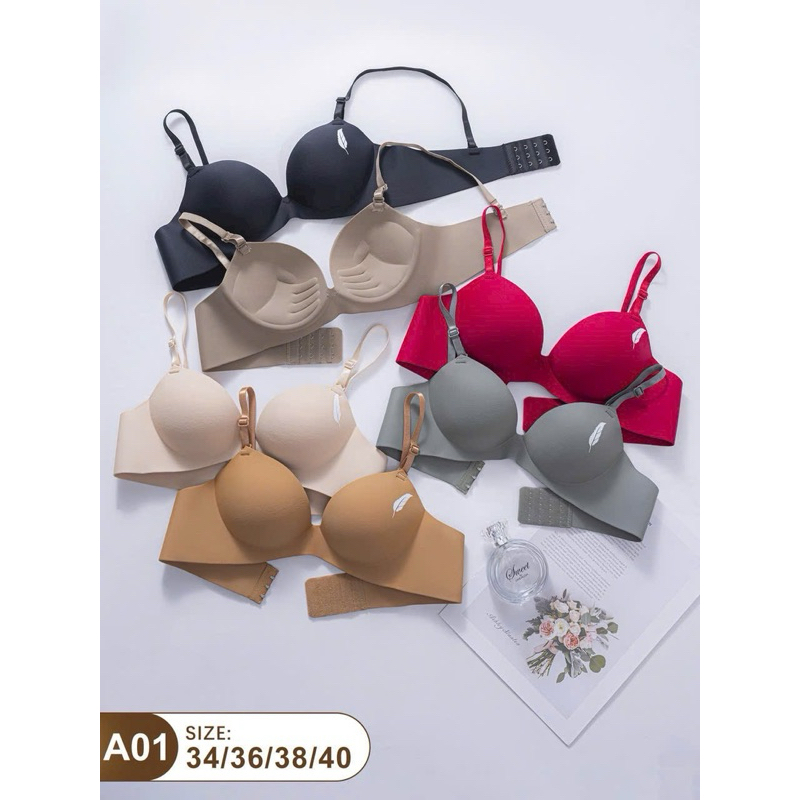 Q01 -COMBO 3  Áo su đúc hình chiếc lá đẹp mút dày 2cm đệm bàn tay - uyên vũ shop