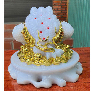 Cóc ngậm tiền vàng đá cao 15cm