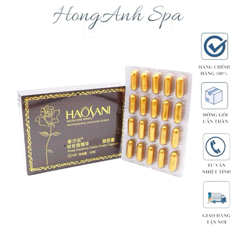 Viên Hút Chì Haosani Hoa Hồng