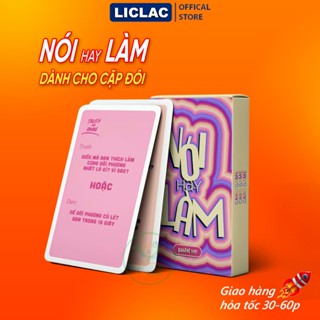  Bộ bài Nói Hay Làm Pastel 30 lá dành cho CẶP ĐÔI giấy dày cán màng - Couple Game thấu hiểu thú vị 
