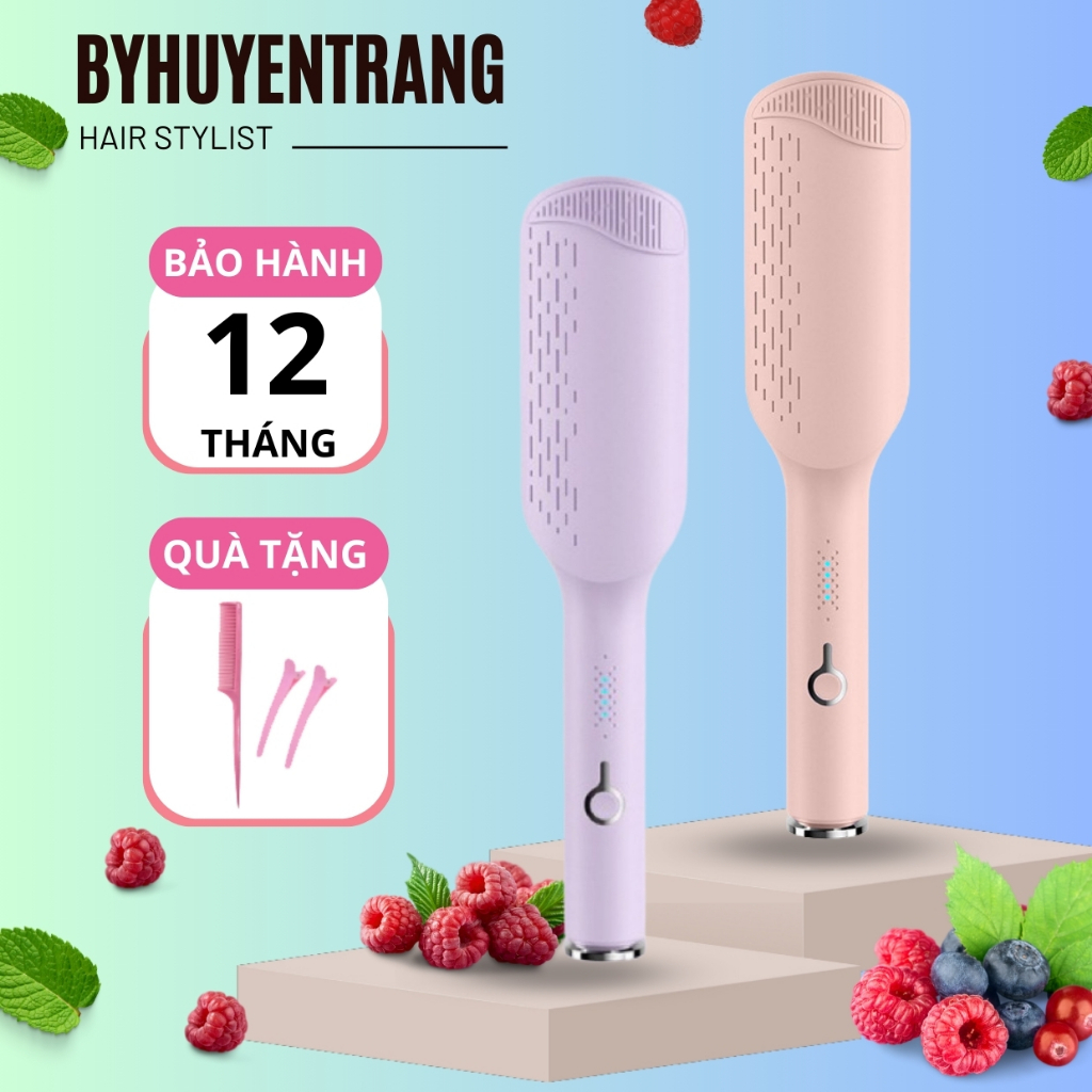 Máy dập sóng nước Hippie 32mm rãnh sâu bản mới nhất tourmaline-ion âm bảo vệ tóc