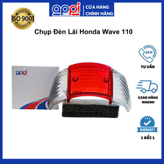  Chụp đèn hậu Wave 100 | Chụp đèn lái sau Wave 110 đỏ khói -  33704  chính hãng APPi 
