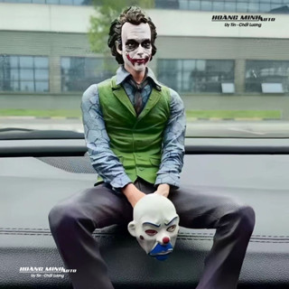 Joker mô hình gắn xe hơi bản 25cm đúc nguyên khối chắc chắn nặng tay, trang trí taplo, bàn làm việc