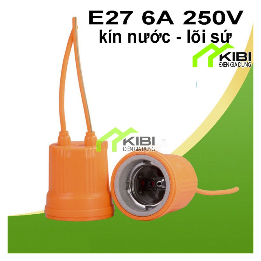 Đui sứ chịu nhiệt, đui đèn sứ bền đẹp chịu nhiệt tốt an toàn khi sử dụng