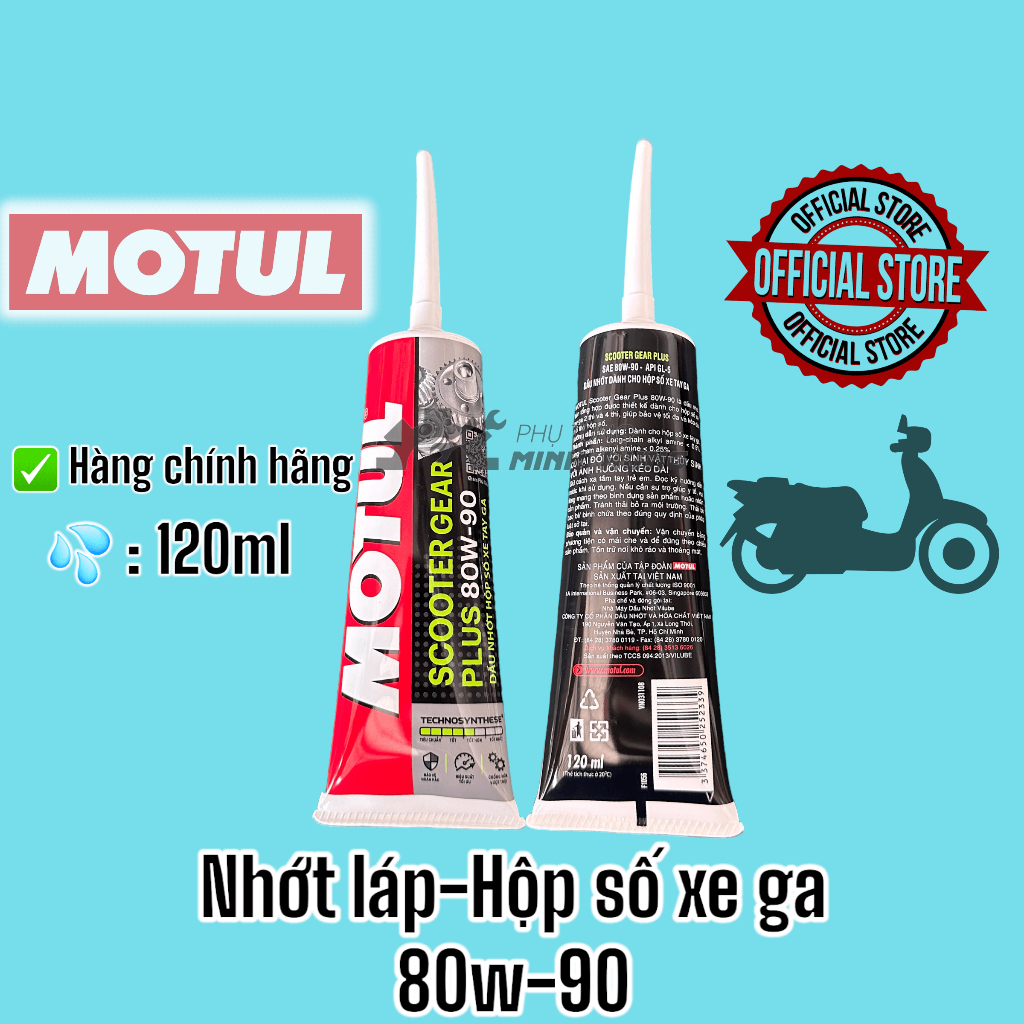 Nhớt hộp số xe ga Motul, nhớt láp xe ga Motul 120 ML