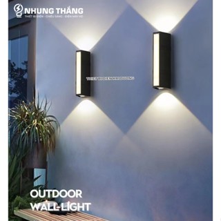 Đèn Hắt Tường Chống Nước 2 Đầu Chiếu Sáng DT-2265 - Thân Nhôm - Chip Led Siêu Sáng - Bảo Hành 1 Năm