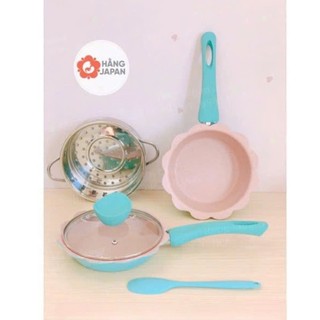 Bộ nồi chảo kèm xửng hấp