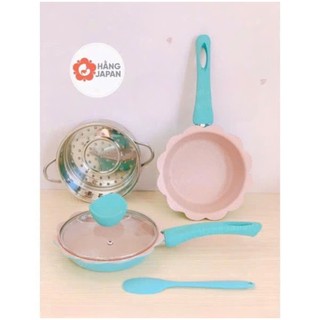 Bộ nồi chảo kèm xửng hấp