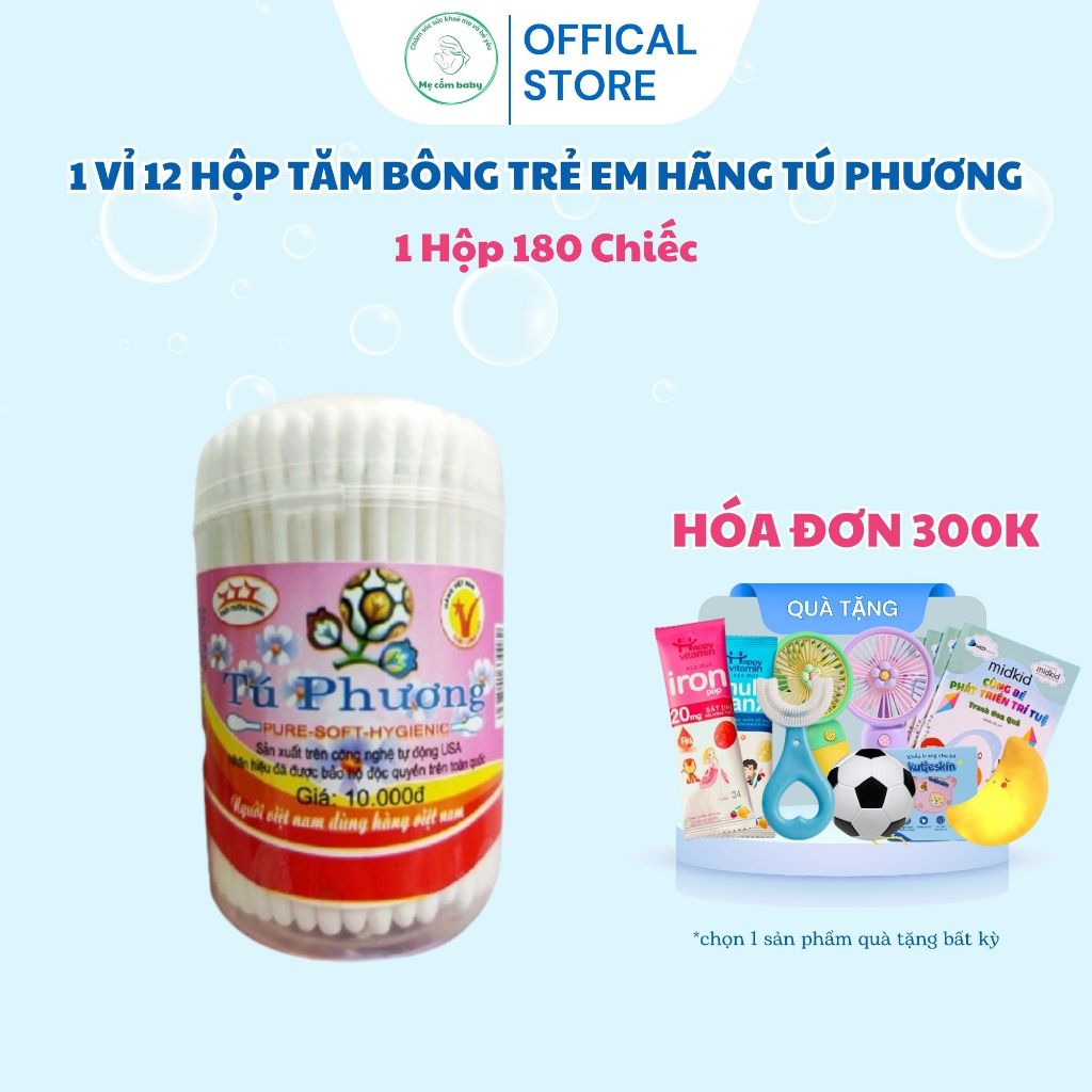 Tăm Bông Trẻ Em Tú Phương Tiện Lợi