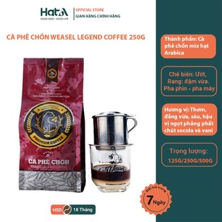  Cà phê chồn Hương Mai Cafe Weasel Legend Coffee 100% hạt Arabica nguyên chất 250gr 