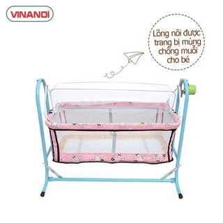 Nôi Võng Đưa Tự Động Đa Năng 2 Trong 1 Cho Bé VINANOI NV2080 - Vừa Làm Nôi Vừa Làm Võng Rất Tiết Kiệm