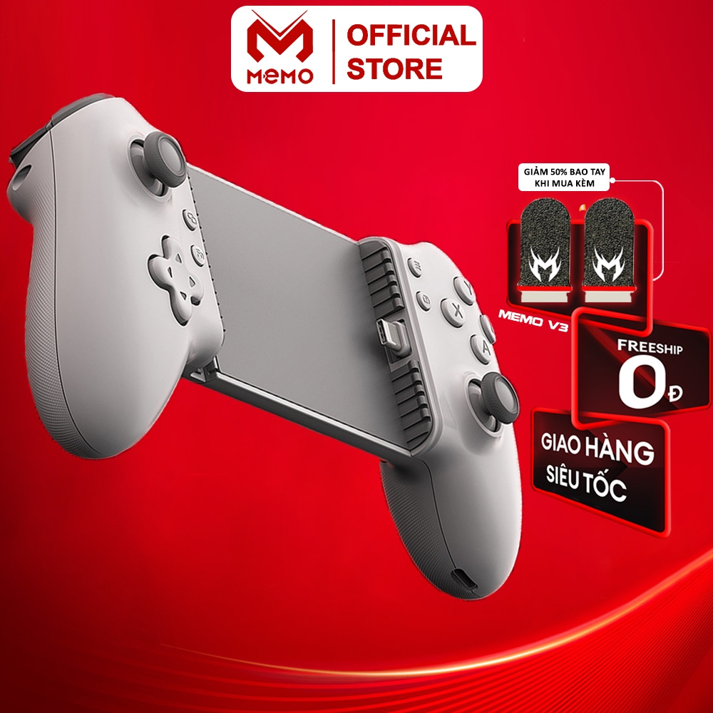 Tay cầm chơi game MEMO S3 thế hệ mới hỗ trợ 1000hz đa dạng kết nối nhiều game moba console ổn định Liên quân genshin