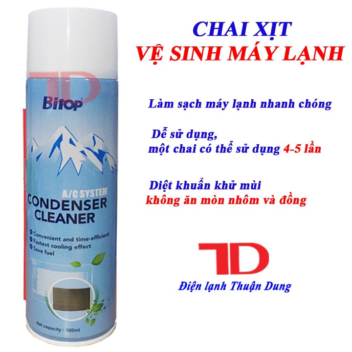 Nước Rửa Dàn Máy Điều Hòa Dạng Nắp Xịt