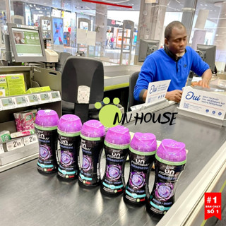 Viên xả vải khô Lenor Pháp 224g hương nước hoa, kháng khuẩn, chống ẩm mốc quần áo, nước xả vải hạt