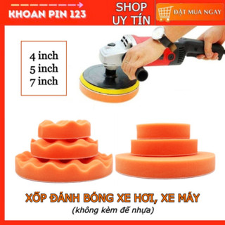 Phớt xốp đánh bóng 4-5-7 inch đánh bóng xe ô tô bước 3 giữ lại độ bóng xoá vết xước 