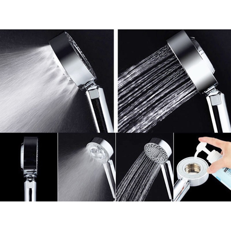 Vòi sen tắm 2 mặt 2 chế độ có khóa nước trực tiếp có ngăn chứa hương liệu tắm cao cấp