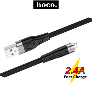 Dây Sạc Nhanh Hoco USB to hỗ trợ sạc nhanh 2.4A dành cho các dòng máy chất liệu Silicone