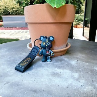 Móc Khóa Gấu Robot BearBrick 2 Mặt