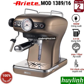 Máy pha cà phê Ariete MOD 1389 - 15 bar - BH 24 tháng