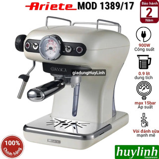 Máy pha cà phê Ariete MOD 1389 - 15 bar - BH 24 tháng