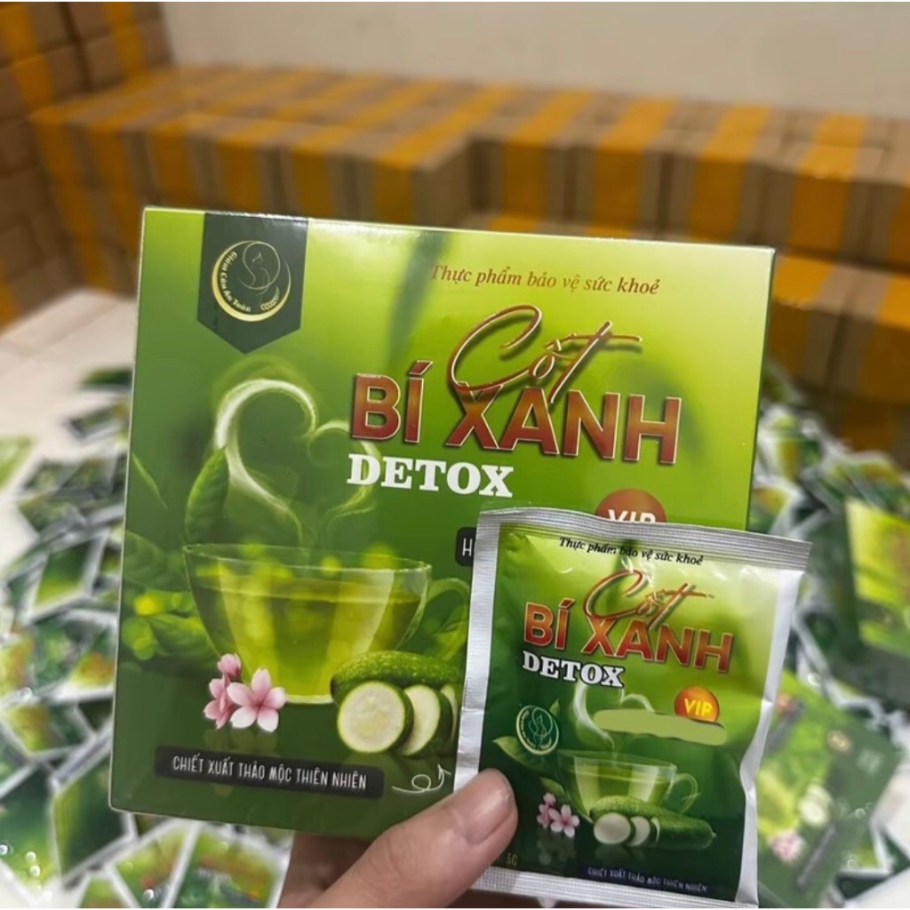Lẻ 3 gói cốt bí xanh detox giảm cân-chính hãng giúp giảm 2-5kg an toàn hiệu quả chỉ sau 1 liệu trình
