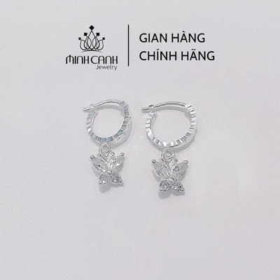 Bông Tai Bạc Hình Bướm Xinh Xắn Cho Bé Yêu - Minh Canh Jewelry