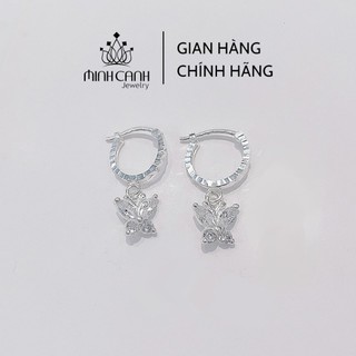 Bông Tai Bạc Hình Bướm Xinh Xắn Cho Bé Yêu - Minh Canh Jewelry