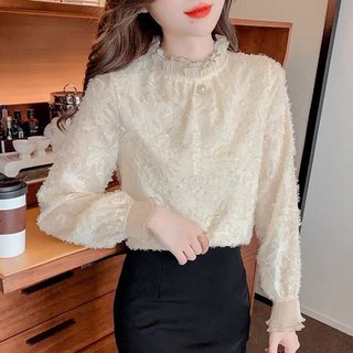  Áo Sơ Mi Ren Nữ Dài Tay Thời Trang
