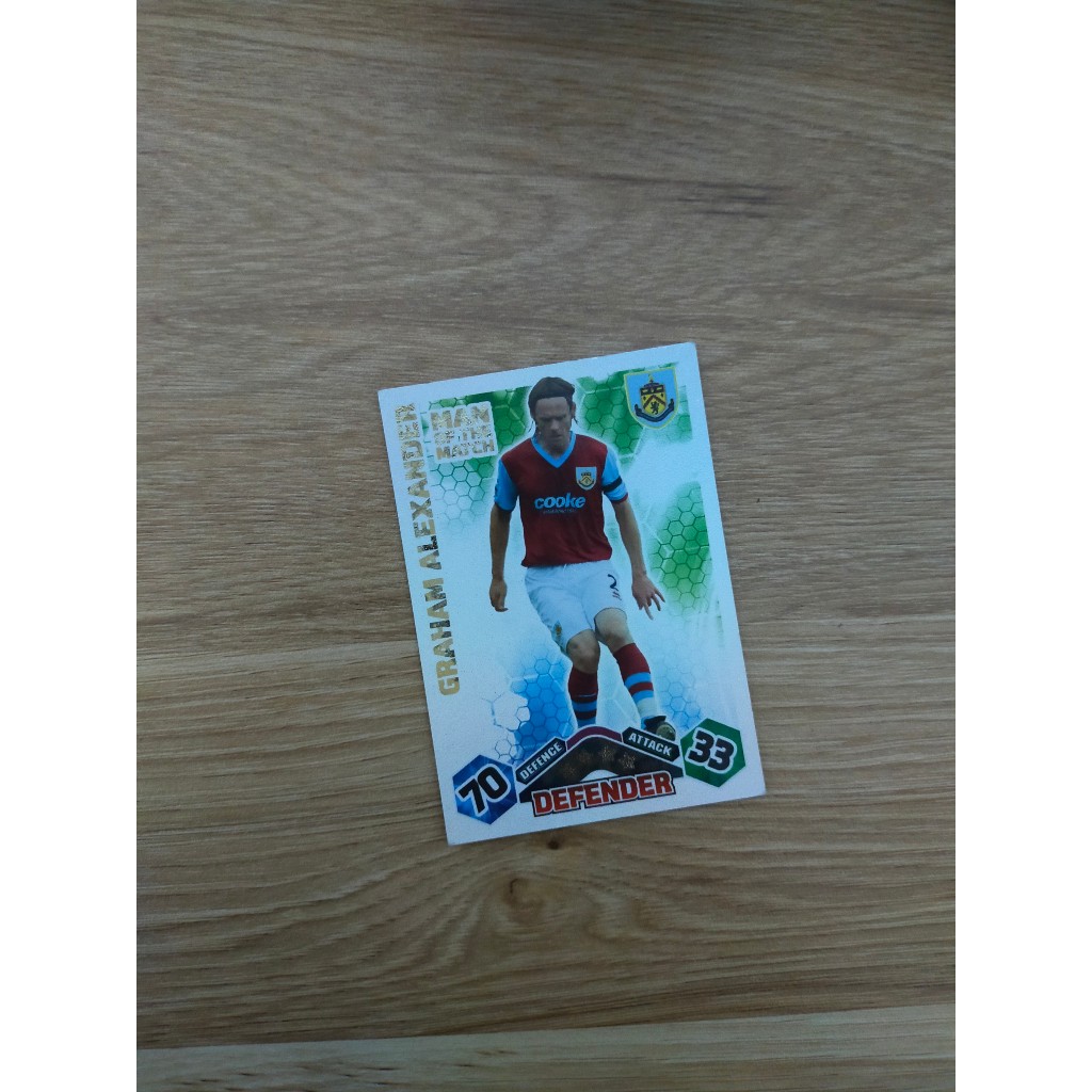 Thẻ Bóng Đá Topps Match Attax 09/10 Man of the Match - Alexander - Burnley