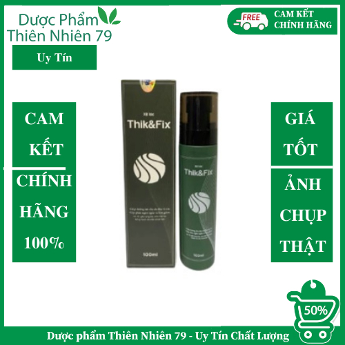 CHÍNH HÃNG Xịt dưỡng tóc Thik&Fix (100ml)