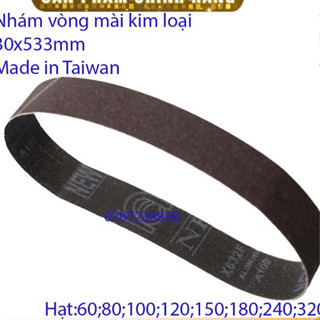 Giấy nhám - Nhám vòng - Đai nhám mài inox 30-533mm vải X632F của TAIWAN ⚜️FREESHIP⚜️