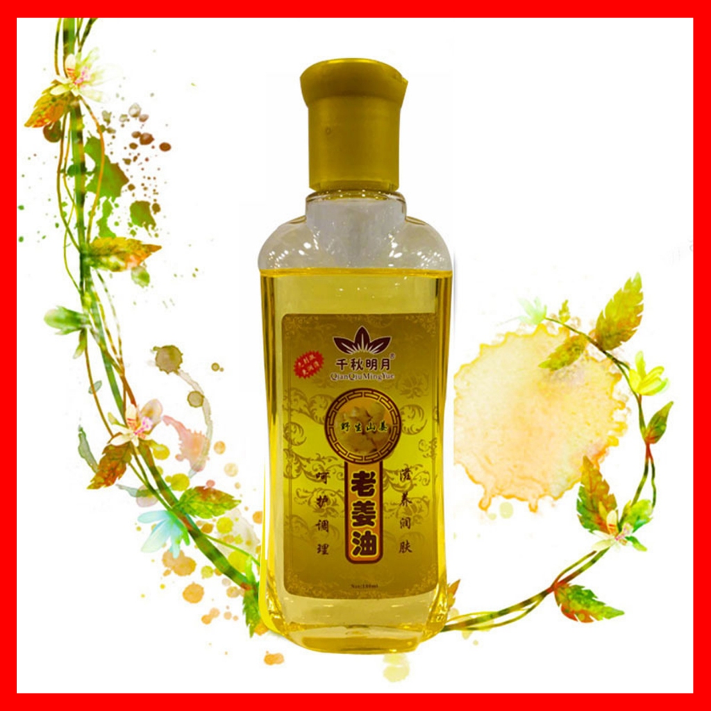 Tinh Dầu Gừng Nóng Massage Body, Dầu Nóng Chải Đả Thông Kinh Lạc, Giảm Béo Spa Dưỡng Sinh - Dung tích 180ml