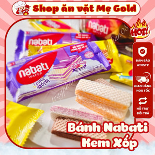 [Lẻ] Bánh Nabati thanh kem xốp, bánh xốp Nabati các vị (gói 17g dùng thử)