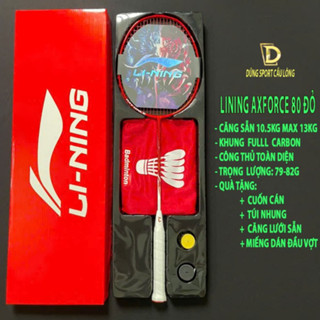  Vợt Cầu Lông Lining Axforce 80 Rồng Lửa Đỏ Limited Full Hộp - Kèm Phụ Kiện Cuốn Cán Túi Nhung 