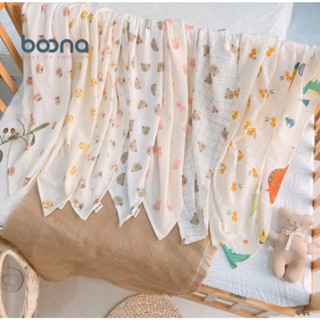   Được lựa mẫu  Khăn tắm xô Muslin BOONA 2 lớp mềm mịn họa tiết dễ thương thấm hút tốt cho bé 