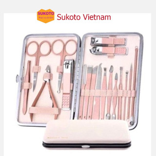 -Bộ Bấm Móng Tay - Cắt Móng Tay - Bộ 18 Món (Mẫu Mới)