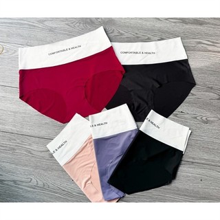 Quần Lót Nữ Đúc Su Cạp Cao Tàng Hình Chữ COMFORTABLE Thể Thao Đáy Kháng Khuẩn Không Lộ Viền