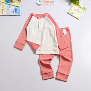 Bộ quần áo dài tay bé gái bé trai VNXK xuất Hàn chất vải len xốp, bộ thu đông trẻ em  10 màu họa tiết