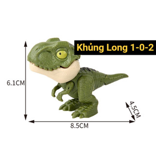  Đồ Chơi Khủng Long Cắn Ngón Tay Bạo Chúa Mô Hình Bằng Nhựa Hàm Có Lò Xo Vui Nhộn 