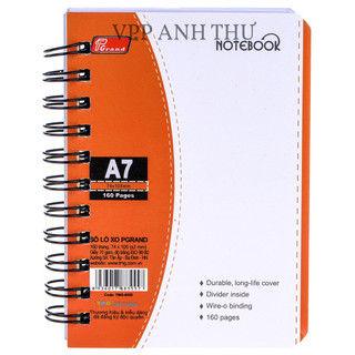 COMBO 2 SỔ LÒ XO GRAND A7 160 TRANG