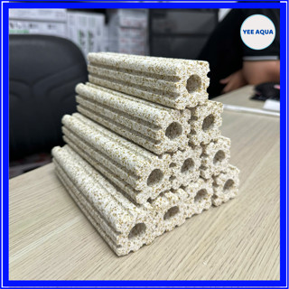 COMBO 10 Thanh Sứ Muối Tiêu ĐA GIÁC THẾ HỆ 2 MD3DS size LỚN(15,5x3,5x3,5)cm, 8 rãnh, hỗ trỡ nuôi vi sinh lọc nước hồ cá