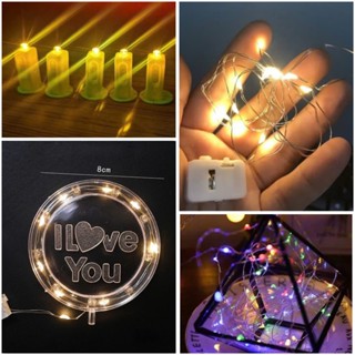 Đèn led, đén nháy, đom đóm chạy bằng pin phụ a