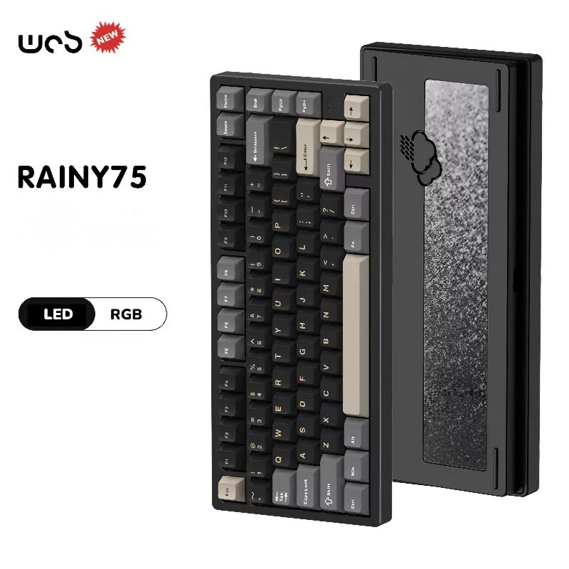 Rainy 75 - Bàn phím cơ RAINY75 Kết Nối 3 Mode, nhôm CNC | BigBuy360 - bigbuy360.vn