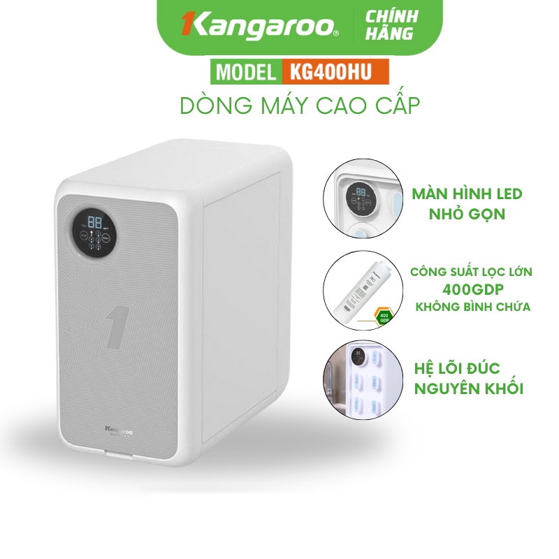 Máy Lọc Nước Hydrogen Kangaroo KG400HU KG400US KG100US dòng cao cấp chính hãng Bảo hành 2 năm