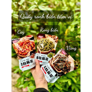 Bịch 20gói quẩy rong biển tẩm vị, quẩy cay, quẩy vừng