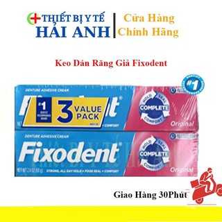 Keo Dán Răng Giả Fixodent